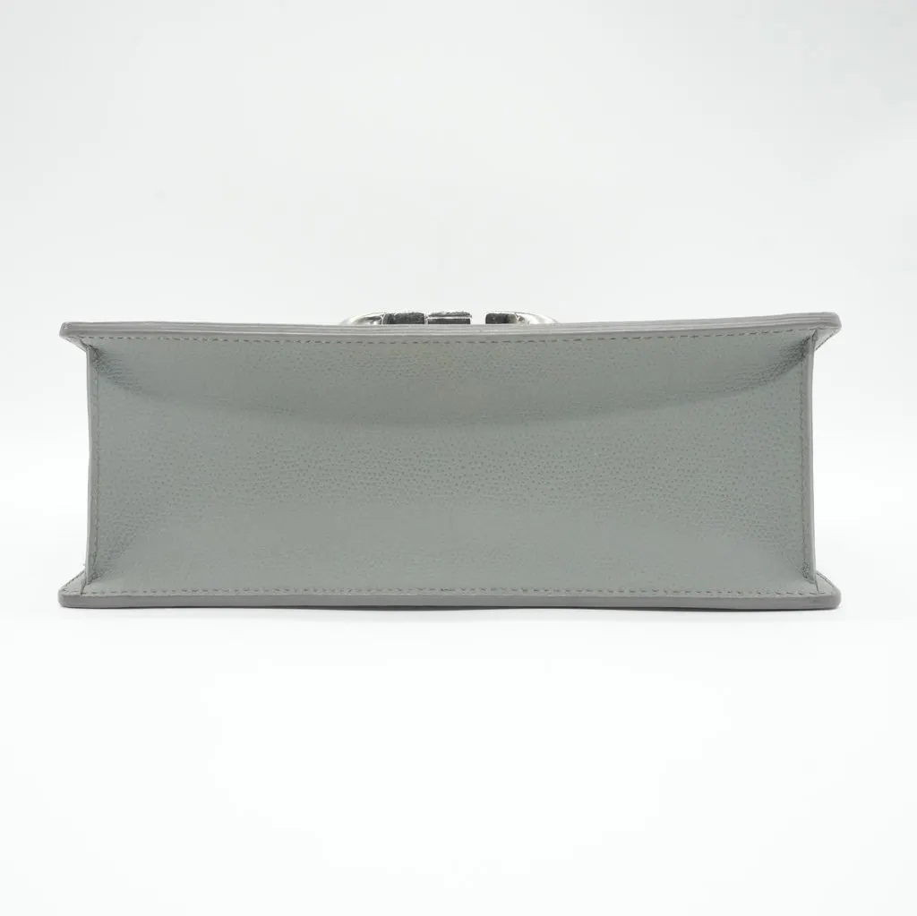 Dior 30 Montaigne Grey Bag Grey Leather Fair - Inside View