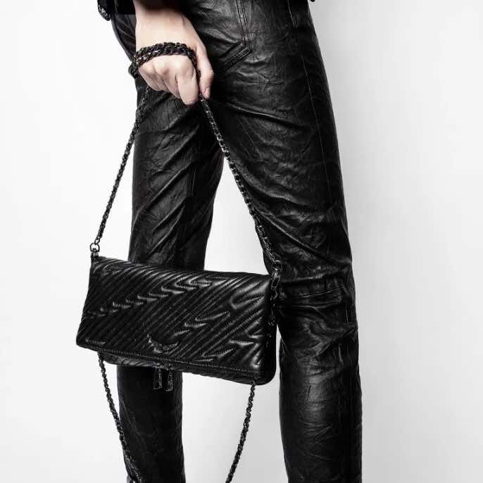 Zadig & Voltaire Rock Quilted Clutch - Image 6