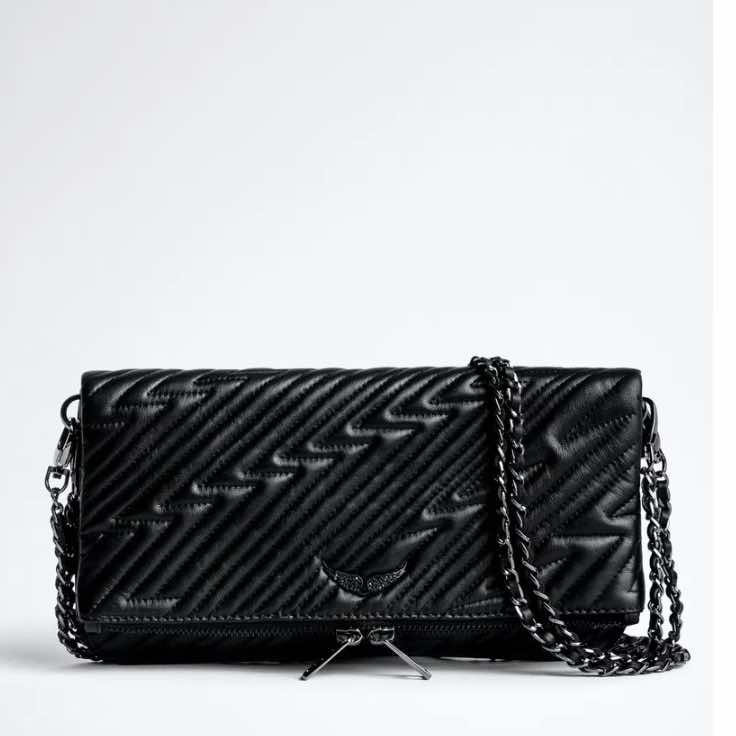 Zadig & Voltaire Rock Quilted Clutch - 4