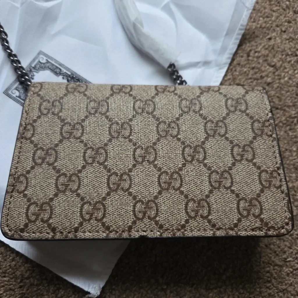 Gucci Dionysus Brown Leather Never worn - Back View