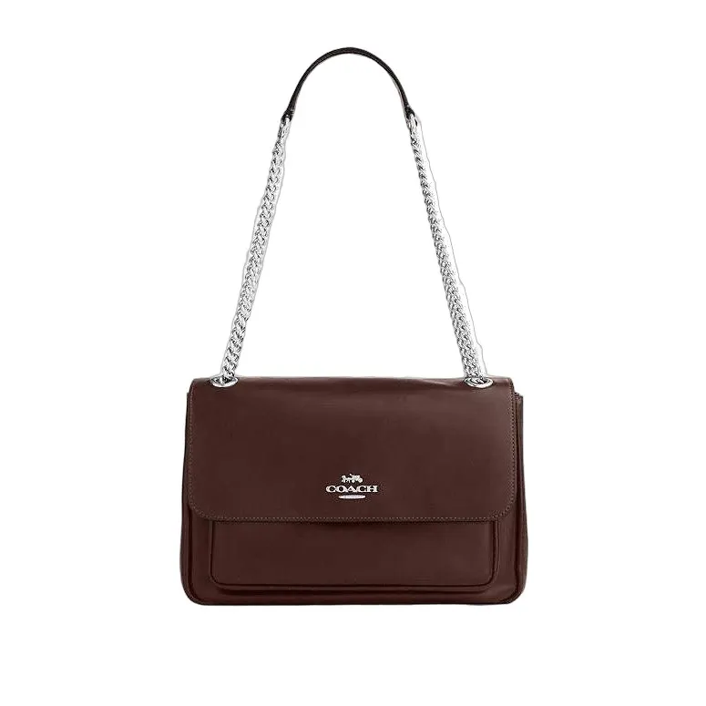 Coach Elodie Crossbody Bag Brown Leather Never worn, with tag - Front View