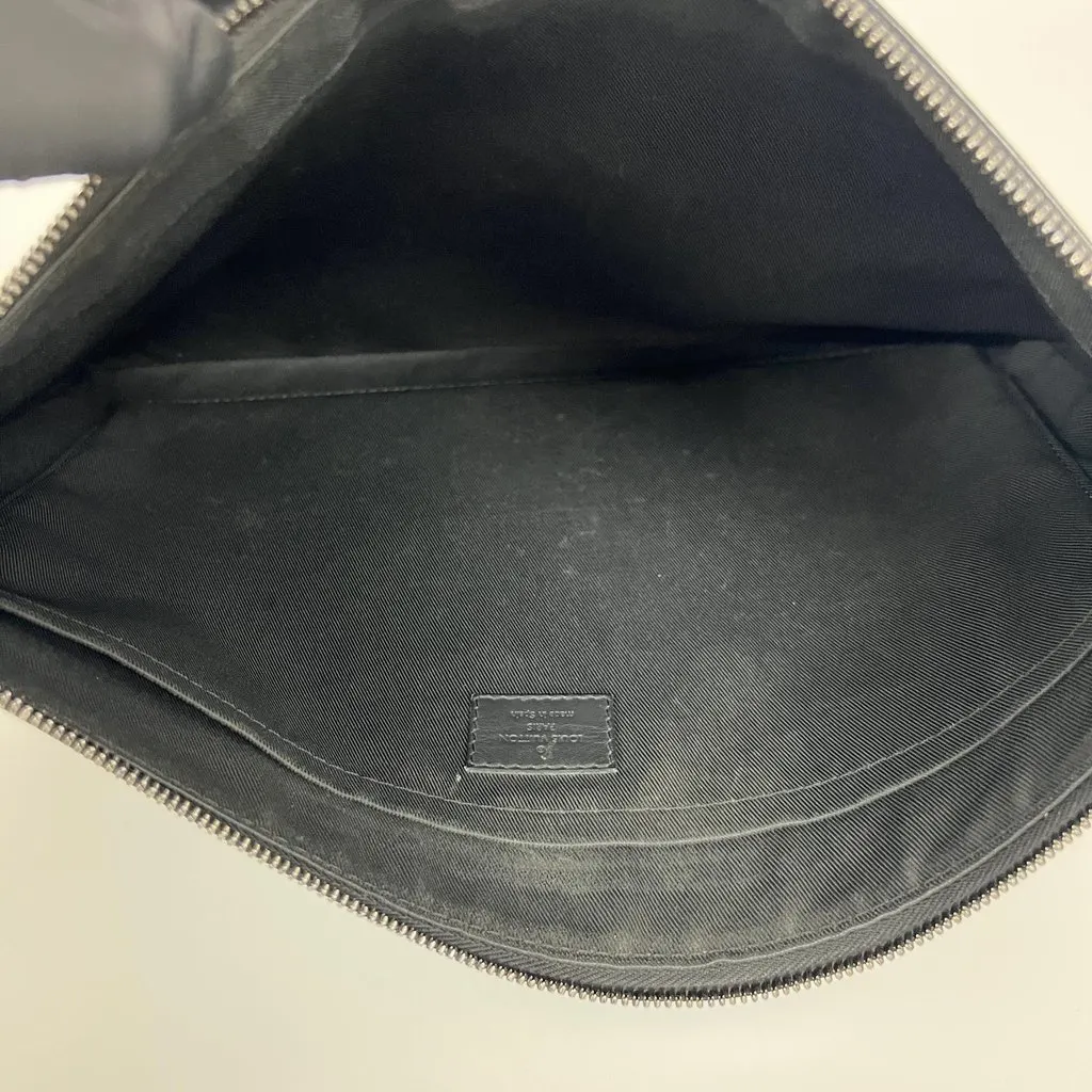 Louis Vuitton Monogram Shadow Leather Pochette Jour GM Black Leather Good - Inside View