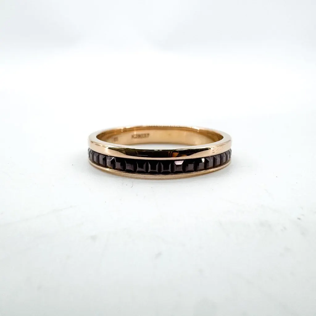 Boucheron Quatre Classic Clou de Paris Ring Brown Very good - Box View