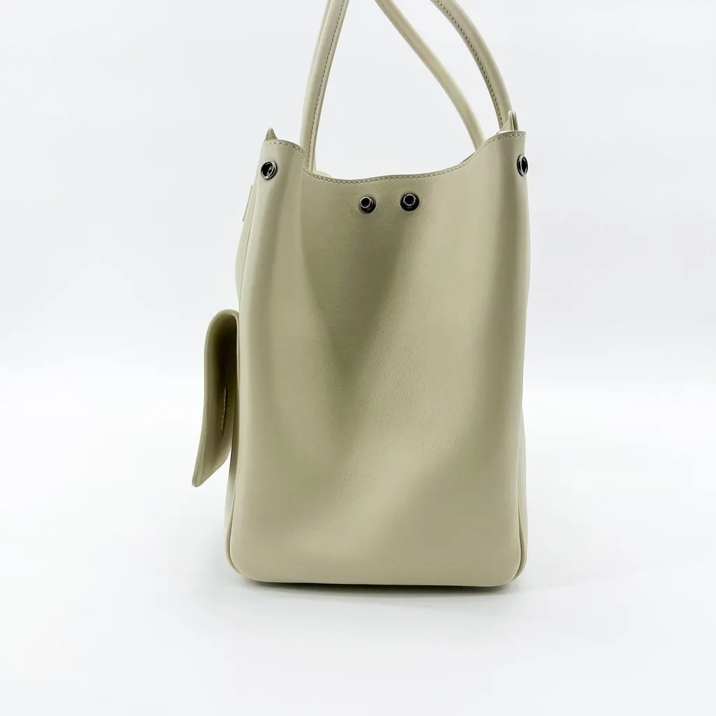 Balenciaga Bel Air Large Carryall Bag Ivory MultiColor Leather Very good - Box View