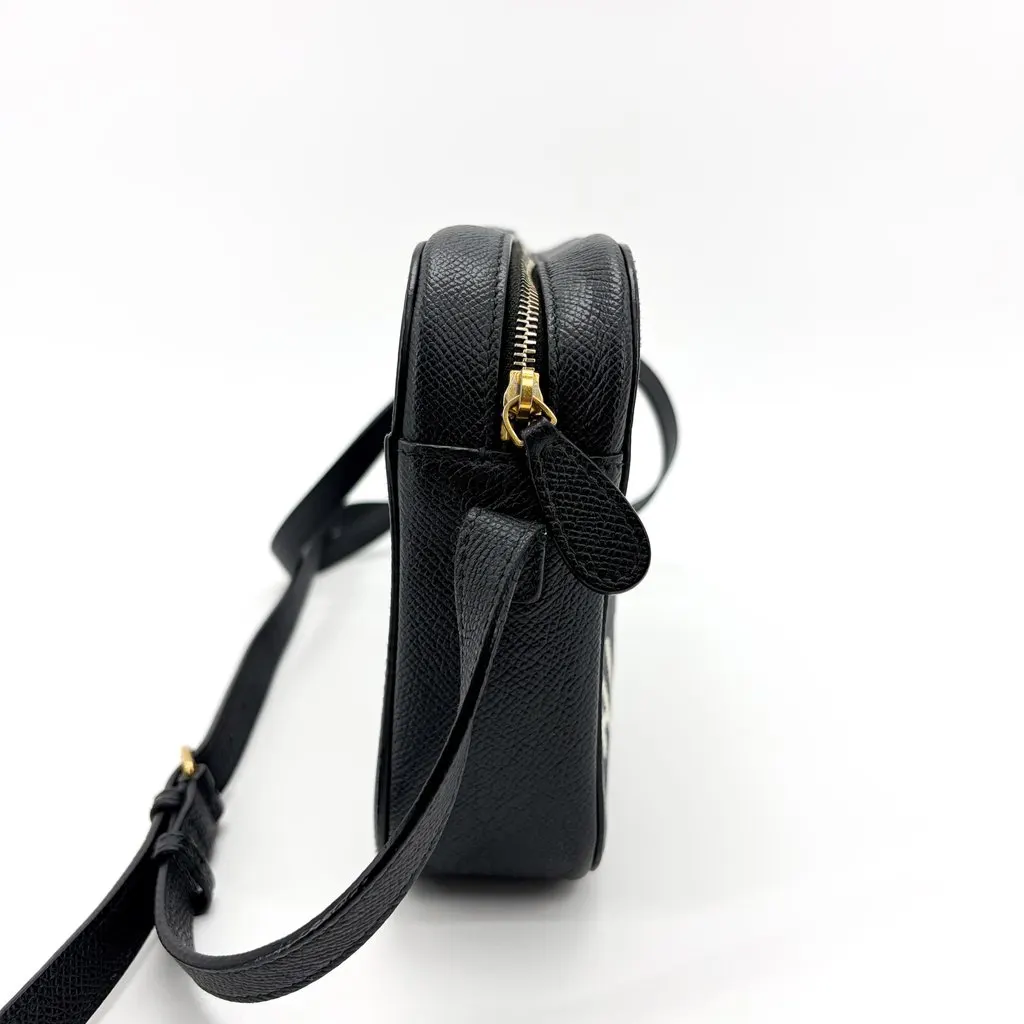 Balenciaga Bill Camera Shoulder Bag Small Black Black Leather Good - Box View