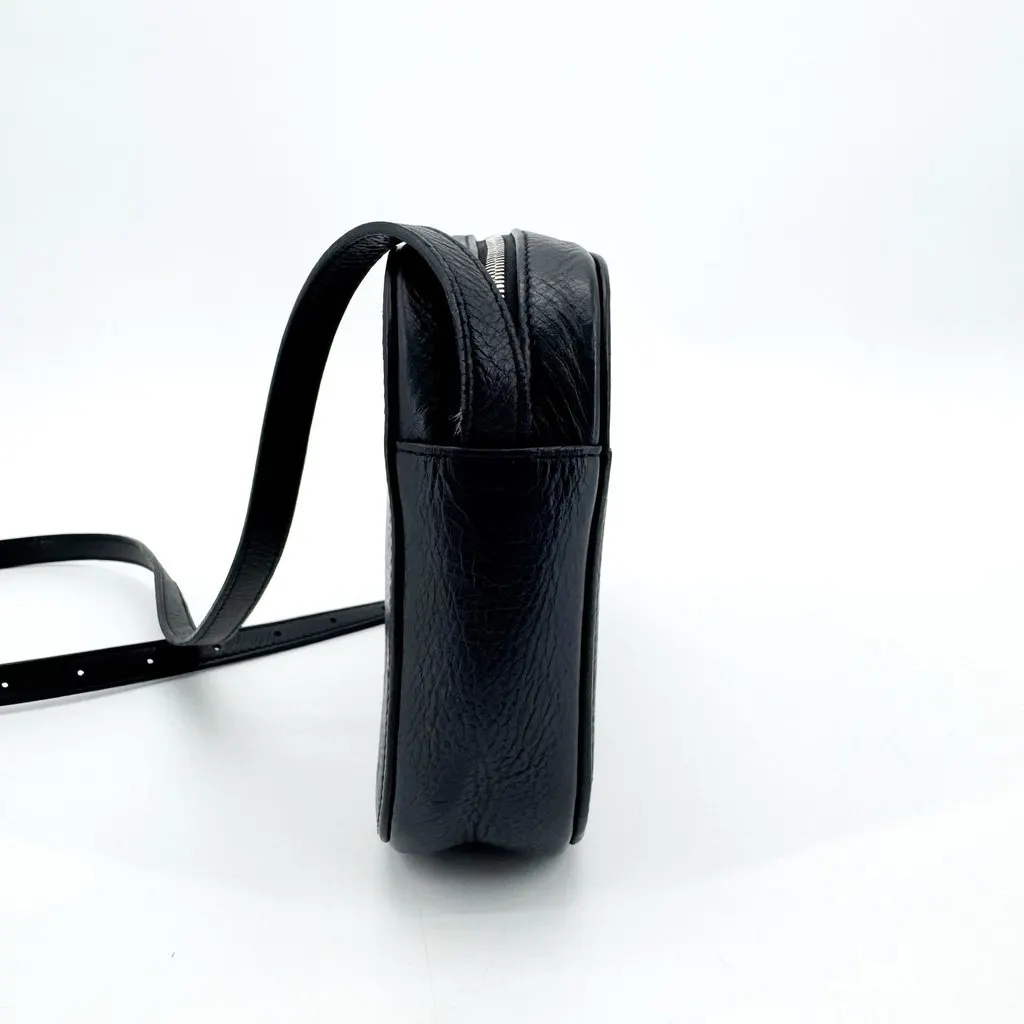 Balenciaga Everyday Camera Bag XS Black Black Leather Fair - Inside View