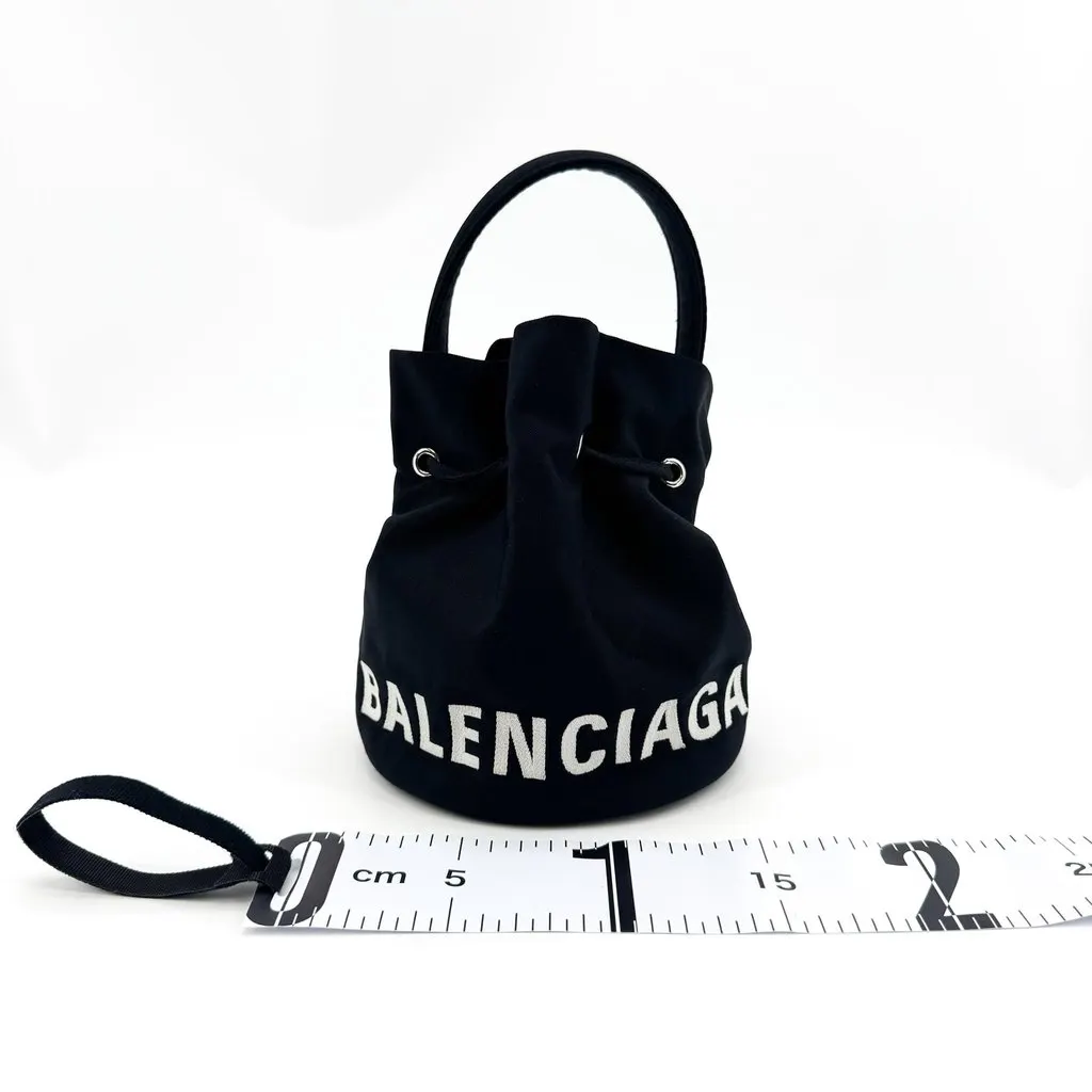 Balenciaga Wheel XS Drawstring Bucket Bag | Libas Collective