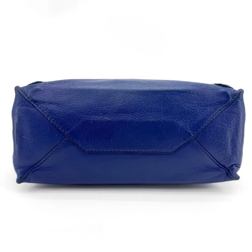 Balenciaga Papier A6 Zip Around Tote Bag Blue Blue Leather Good - Box View