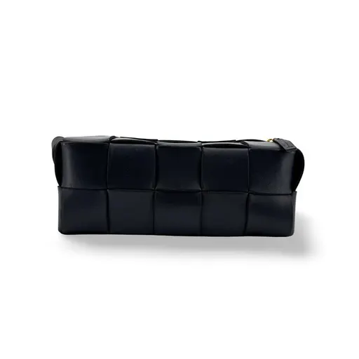Bottega Veneta Small Brick Cassette Shoulder Bag Black