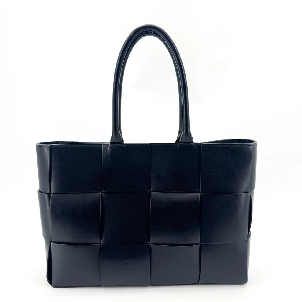 Bottega Veneta Medium Arco Tote Bag Navy Navy Leather Very good - Inside View