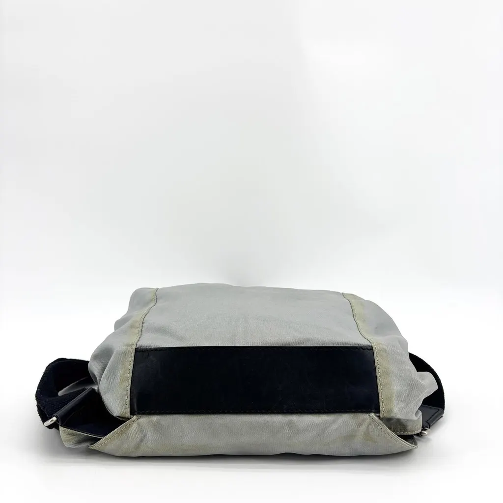 Chanel Sport Line Messenger Bag Grey Black Black Polyamide Fair - Box View