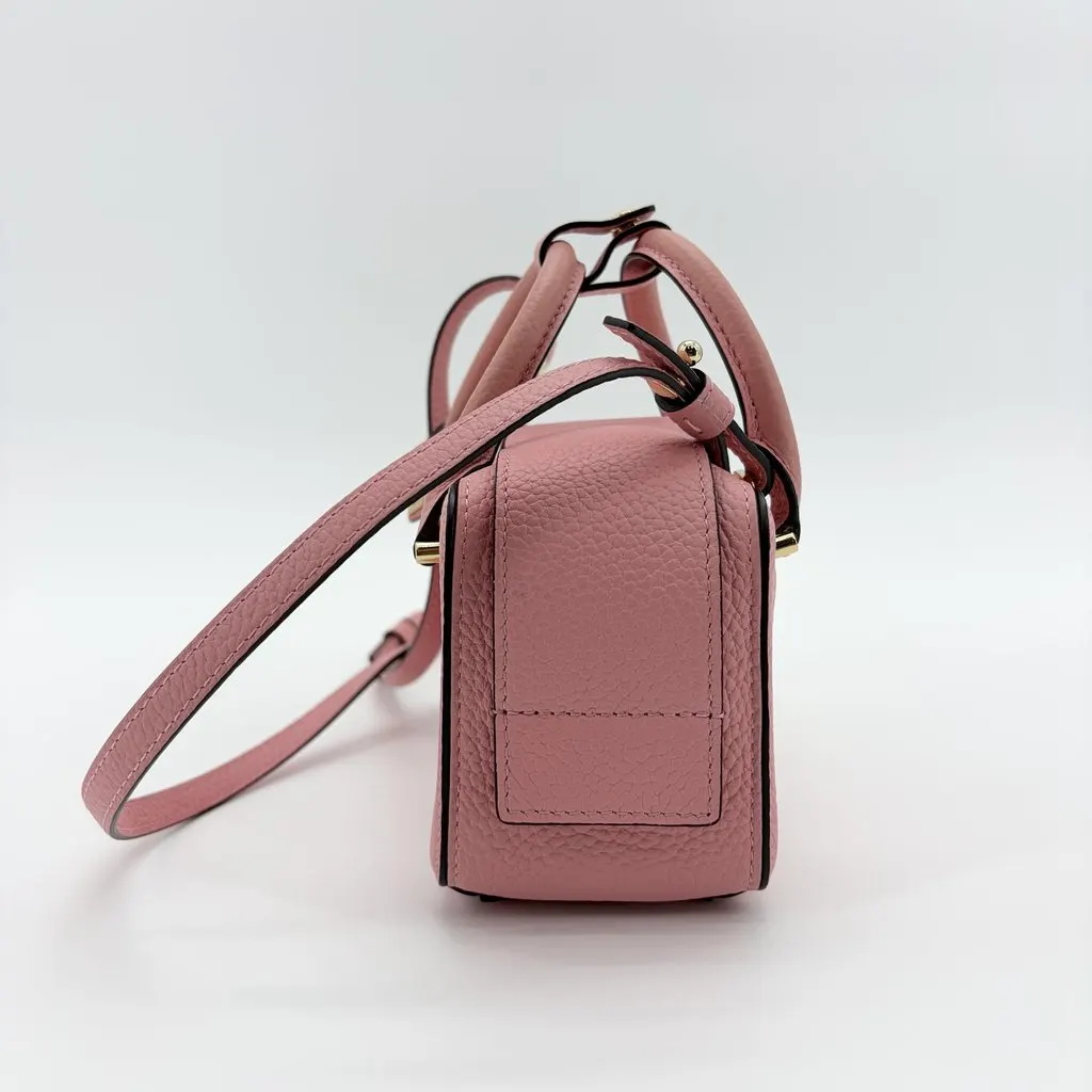 Delvaux Cool Box Nano Toryong Soft Rose Pink Pink Leather Very good - Box View