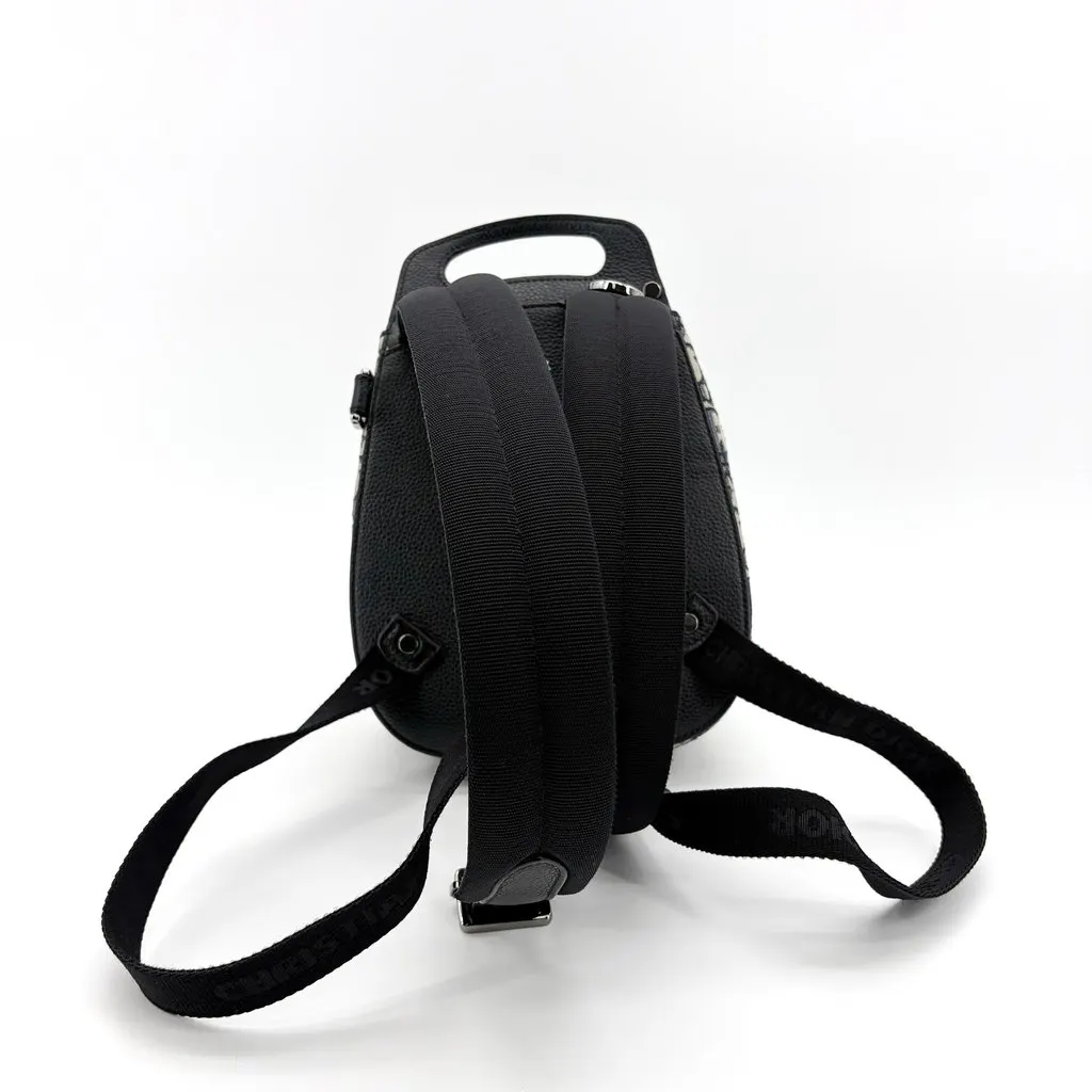 Dior Saddle Gallop Backpack Oblique Beige Jacquard Very good - Inside View