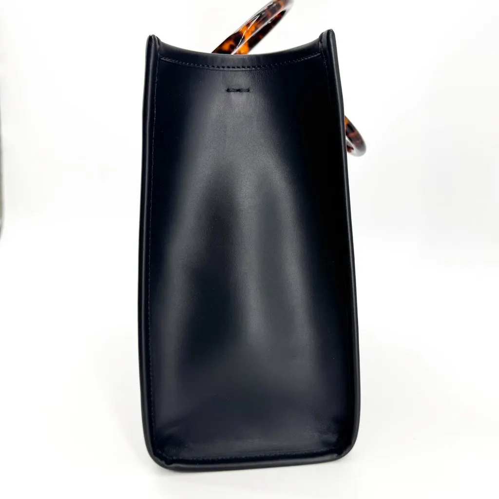 Fendi Sunshine Medium Leather Tote Bag Black Black Leather Very good - Box View