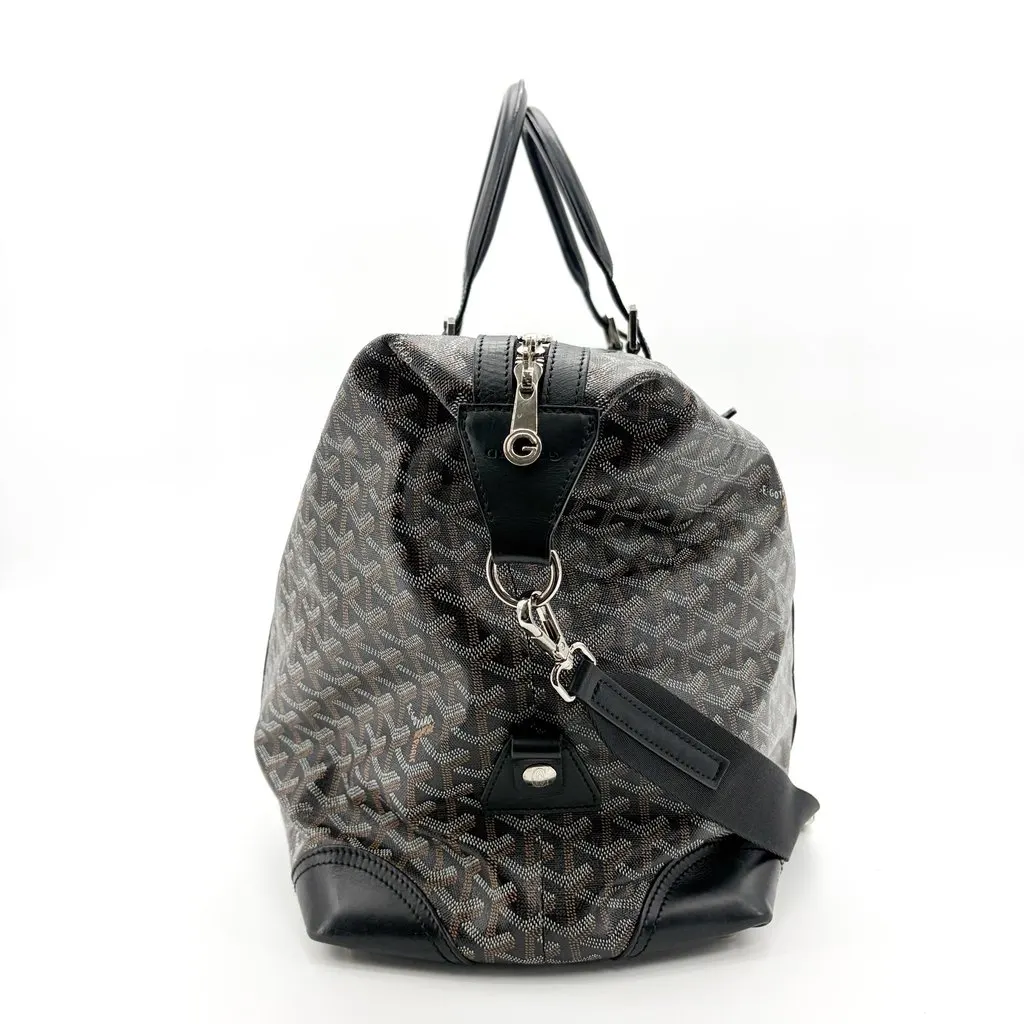 Goyard Boeing 55 Travel Bag Black Black Canvas Very good - Model View