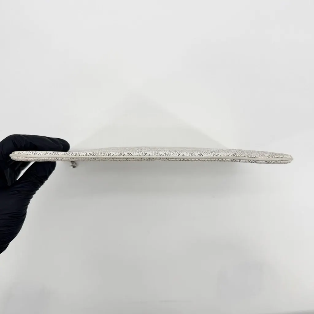 Goyard Senat Clutch MM White White Canvas Good - Box View