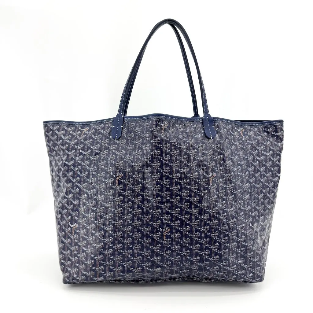 Goyard Saint Louis PM Navy Navy Canvas Very good - Inside View