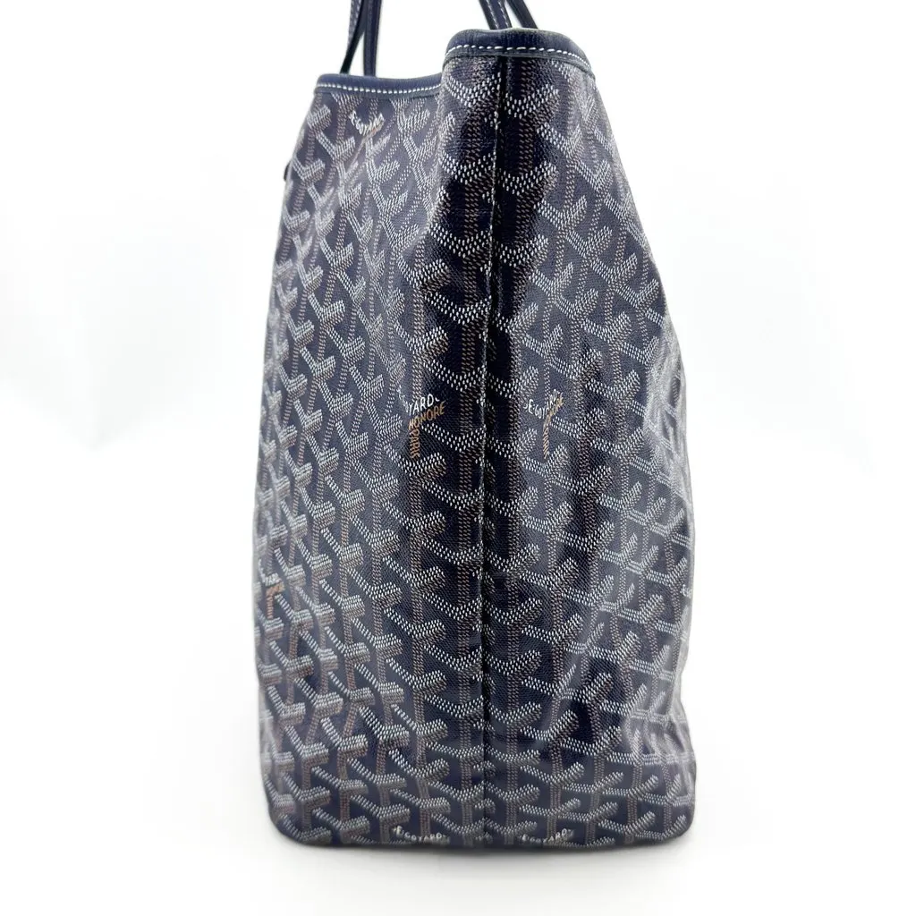 Goyard Saint Louis PM Navy Navy Canvas Very good - Box View