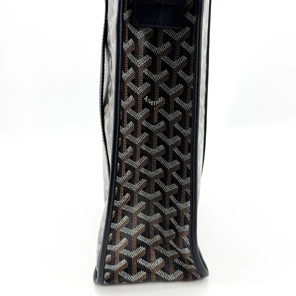 Goyard Ciphre Briefcase Black Black Canvas Good - Box View