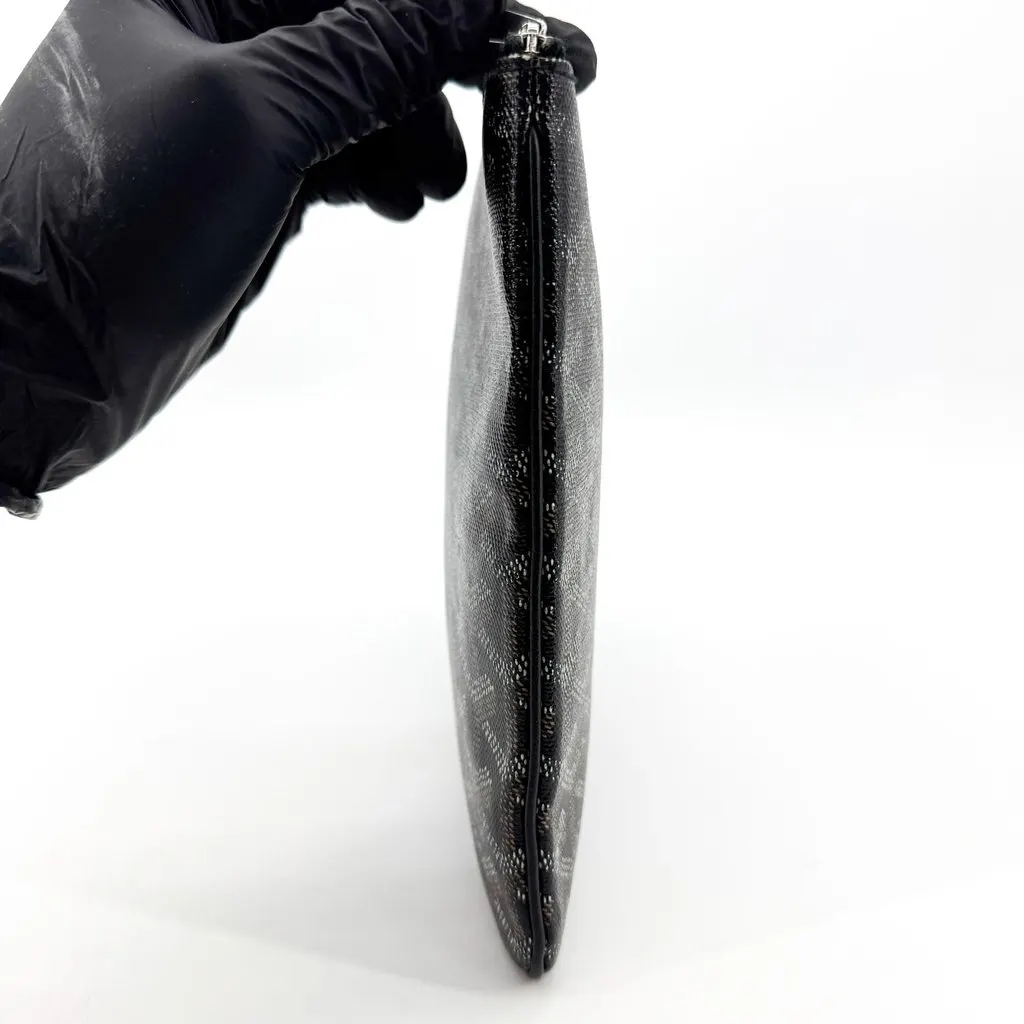 Goyard Senat MM Clutch Black Black Canvas Very good - Inside View