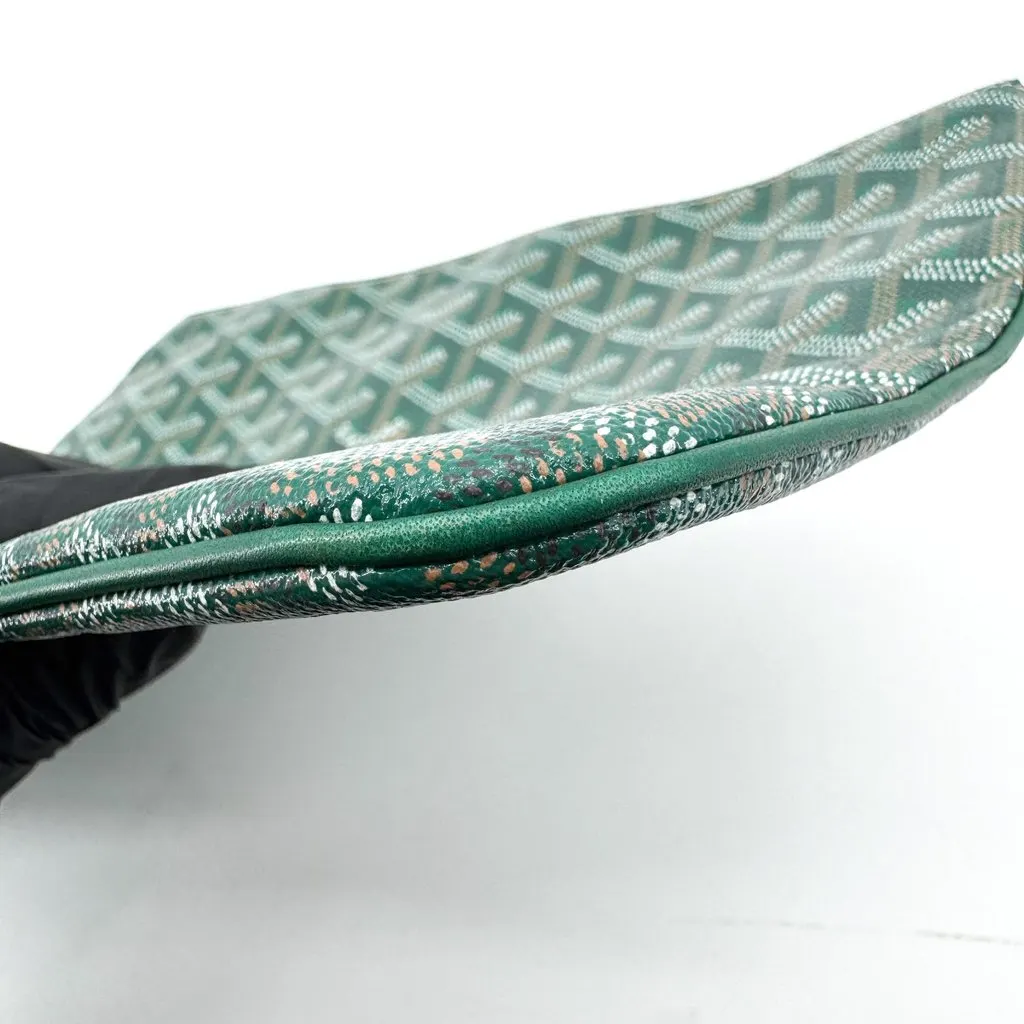Goyard Senat Clutch MM Green Green Canvas Good - Box View