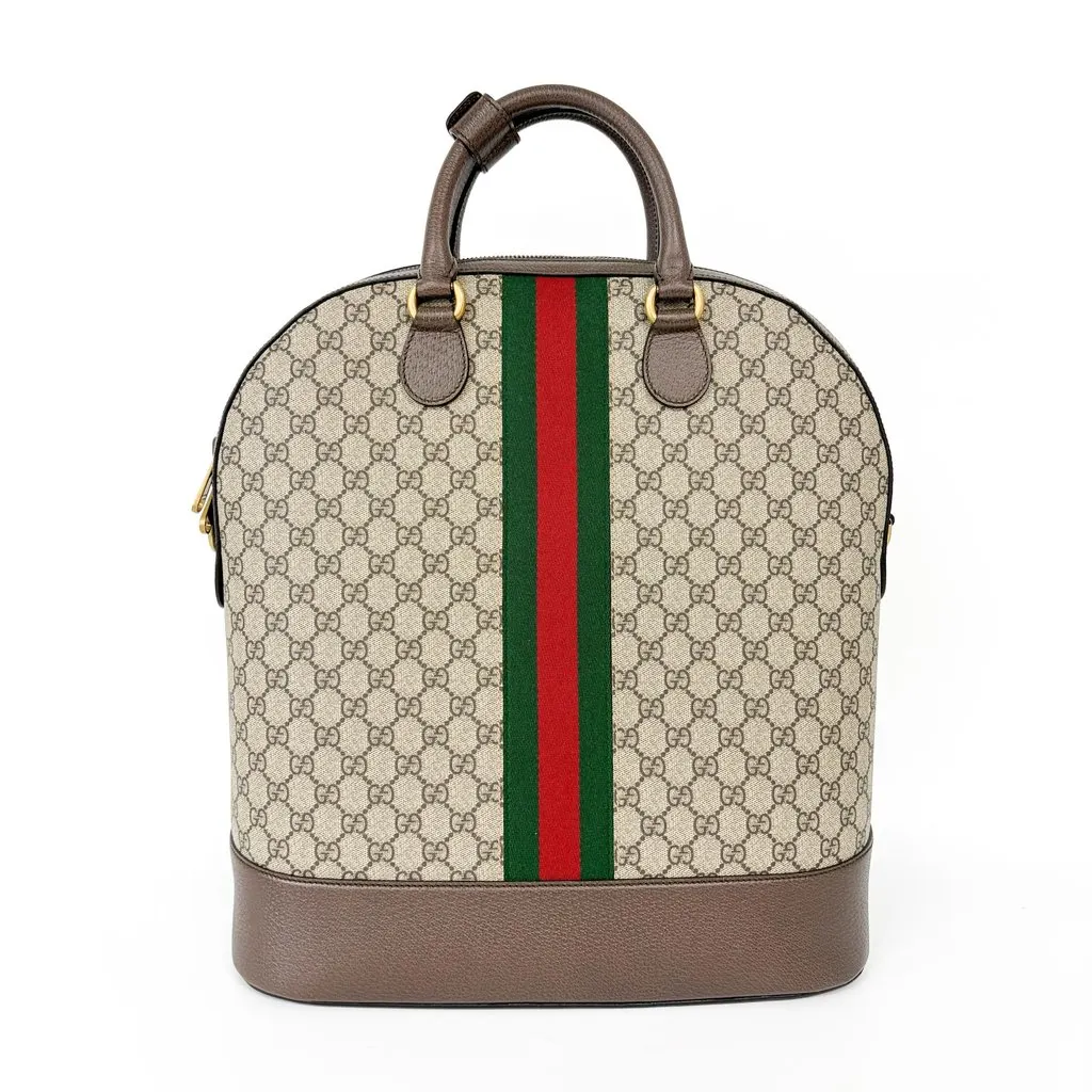 Gucci Ophidia GG Medium Tote Bag Brown MultiColor Canvas Very good - Inside View
