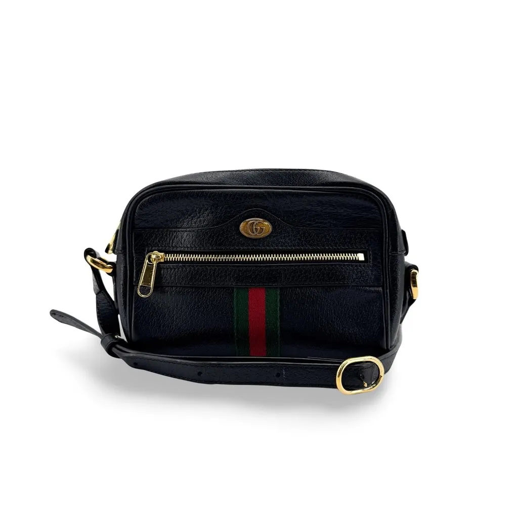 Gucci Ophidia Mini Shoulder Bag Black