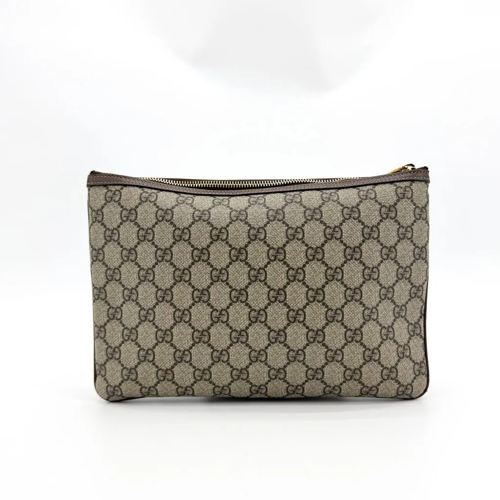 Gucci Ophidia GG Medium Pouch Beige Canvas Very good - Inside View