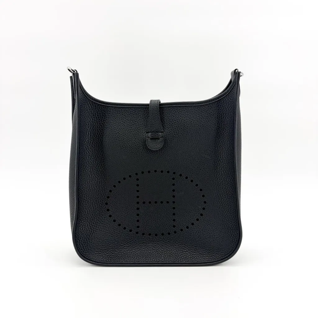 Hermès Evelyn 16 TPM So Black Clemence Black MultiColor Leather Very good - Inside View