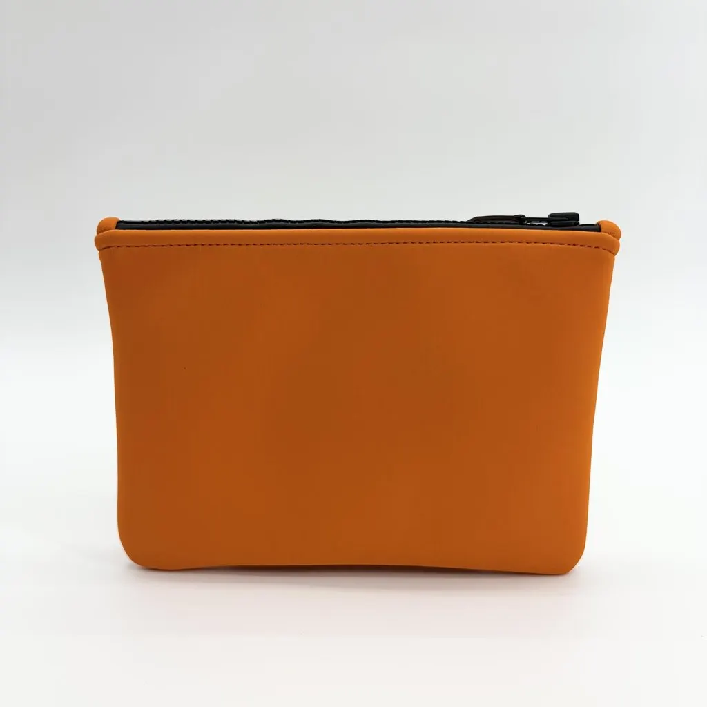 Hermès Neobain Flat Pouch MM Orange Orange Rubber Very good - Inside View