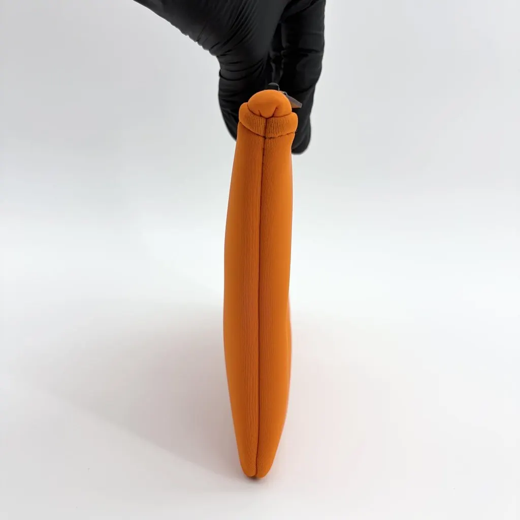 Hermès Neobain Flat Pouch MM Orange Orange Rubber Very good - Box View
