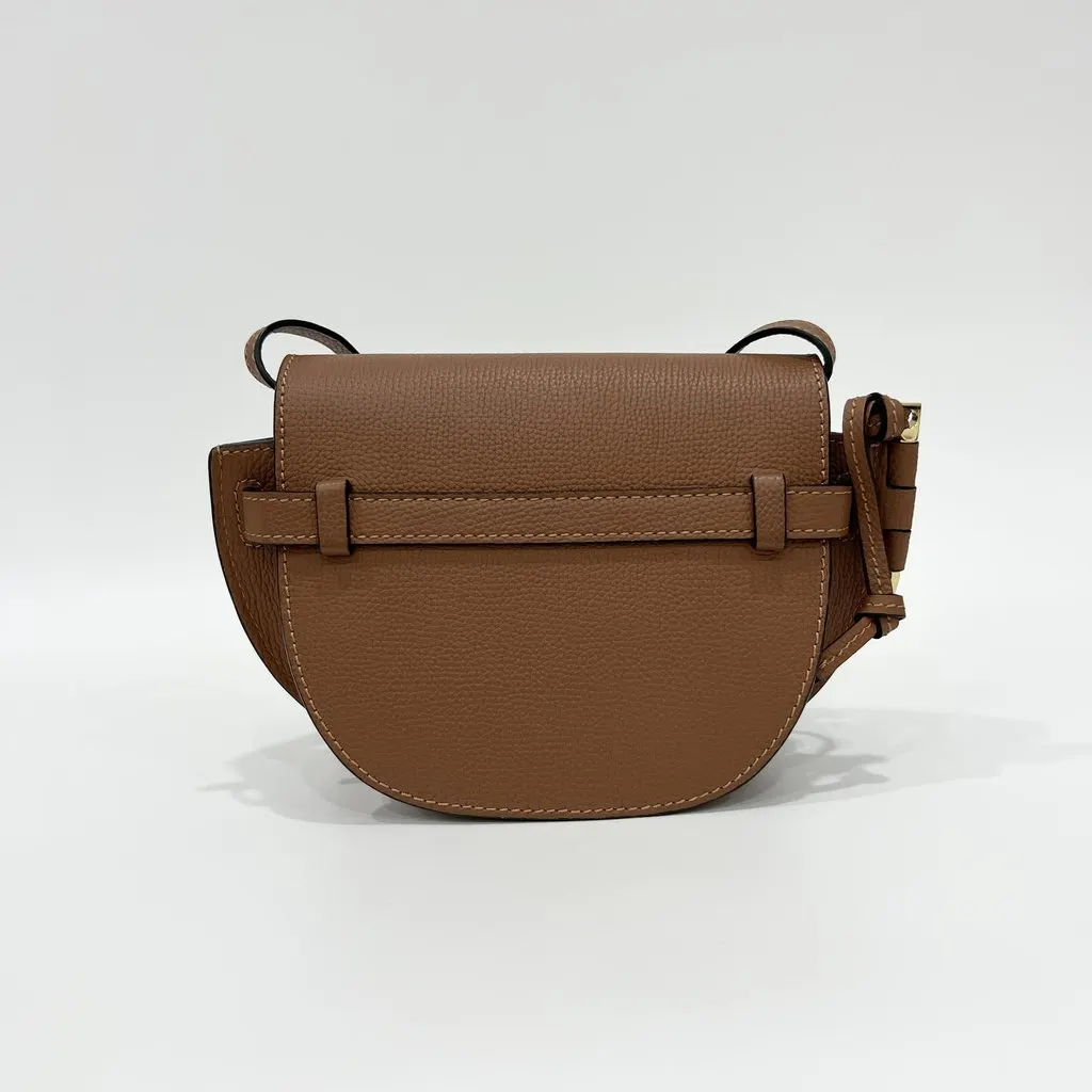 Loewe Mini Gate Dual Bag Brown Very good - Back View