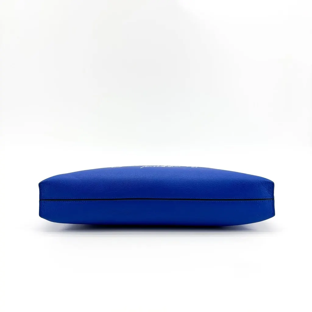 Loewe T Pouch 'You Can't Take It With You' Shoulder Bag Electric Blue Blue Leather Very good - Box View