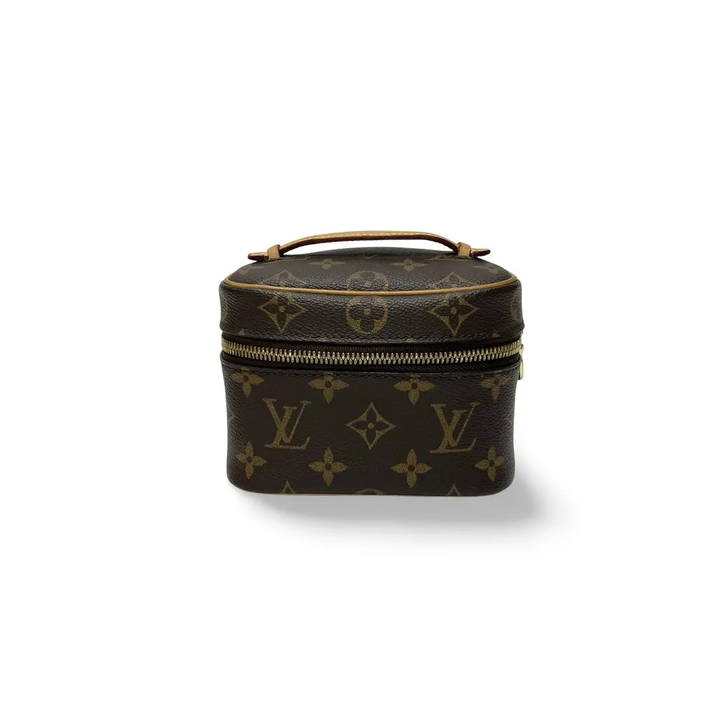 Louis Vuitton Nice Nano Brown Canvas Very good - Front View