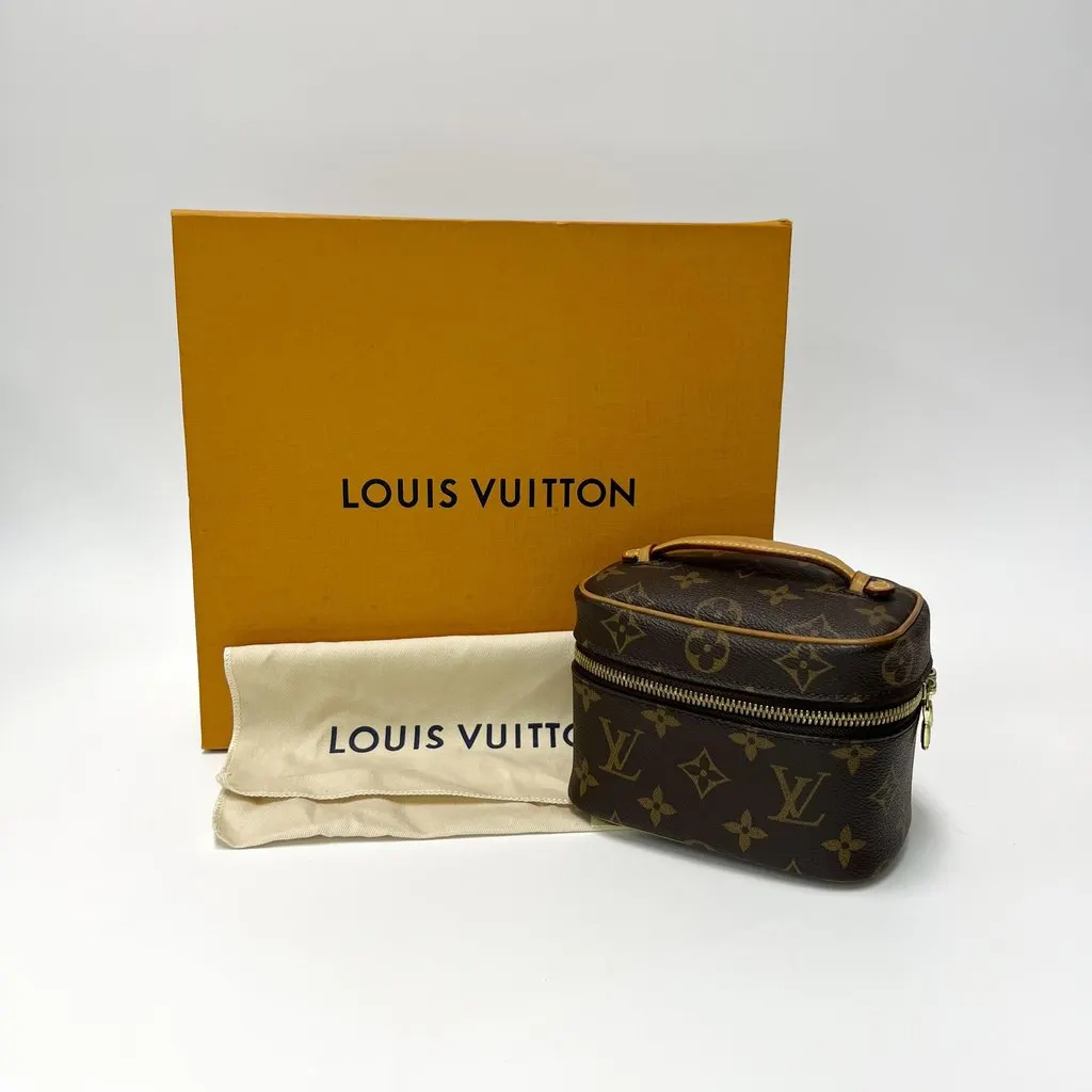 Louis Vuitton Nice Nano Brown Canvas Very good - Back View