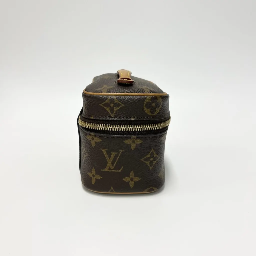 Louis Vuitton Nice Nano Brown Canvas Very good - Model View
