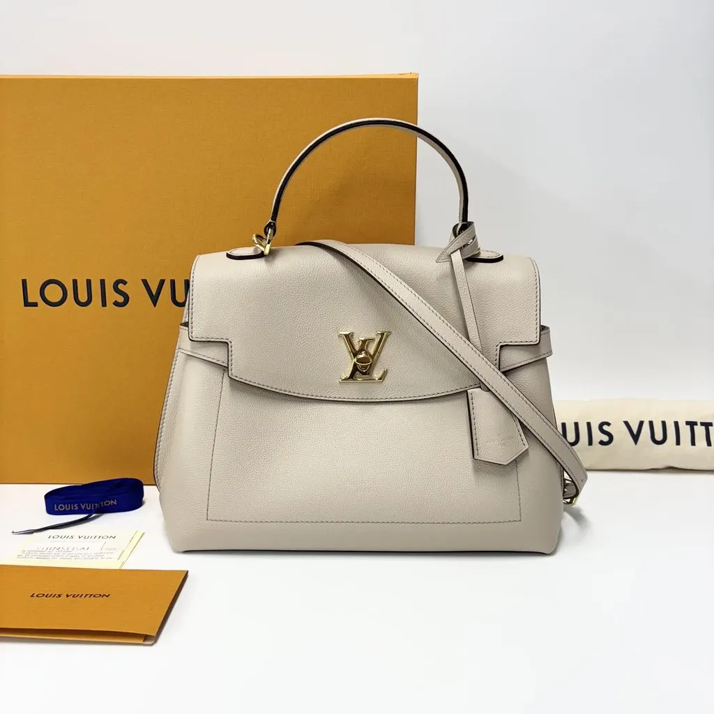 Louis Vuitton Rock Me Ever MM Beige Leather Very good - Back View
