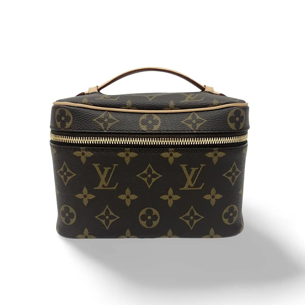 Louis Vuitton Nice Nano Brown Canvas Very good - Front View