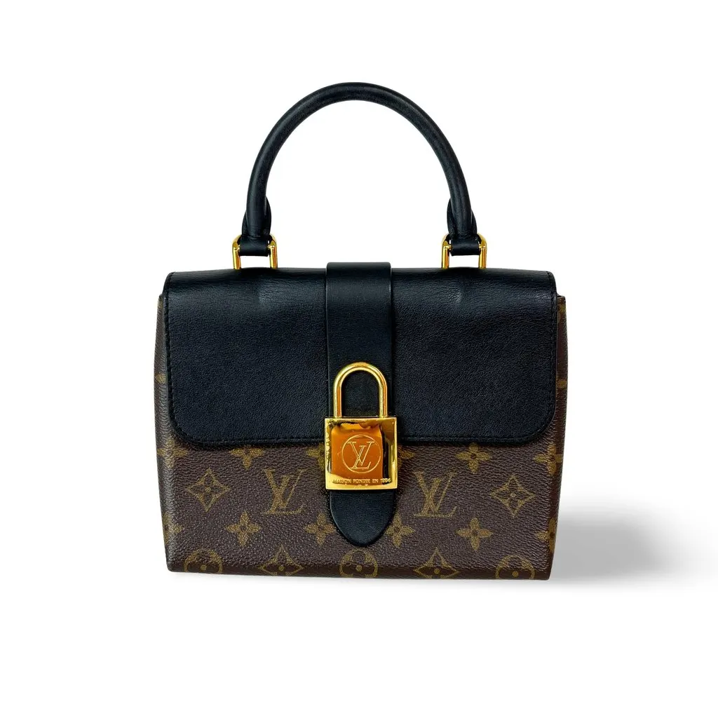 Louis Vuitton Rocky BB Monogram Noir Black Canvas Good - Front View