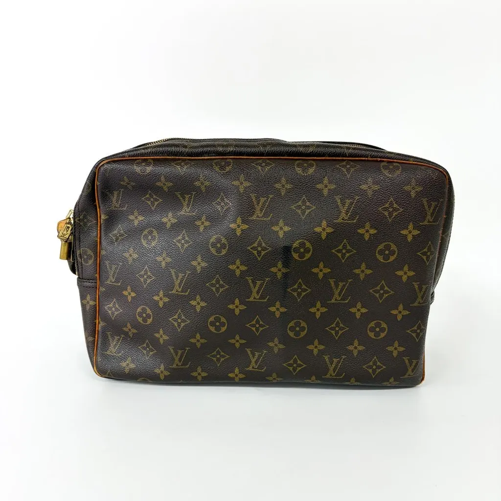 Louis Vuitton Monogram Reporter PM Brown Canvas Fair - Back View