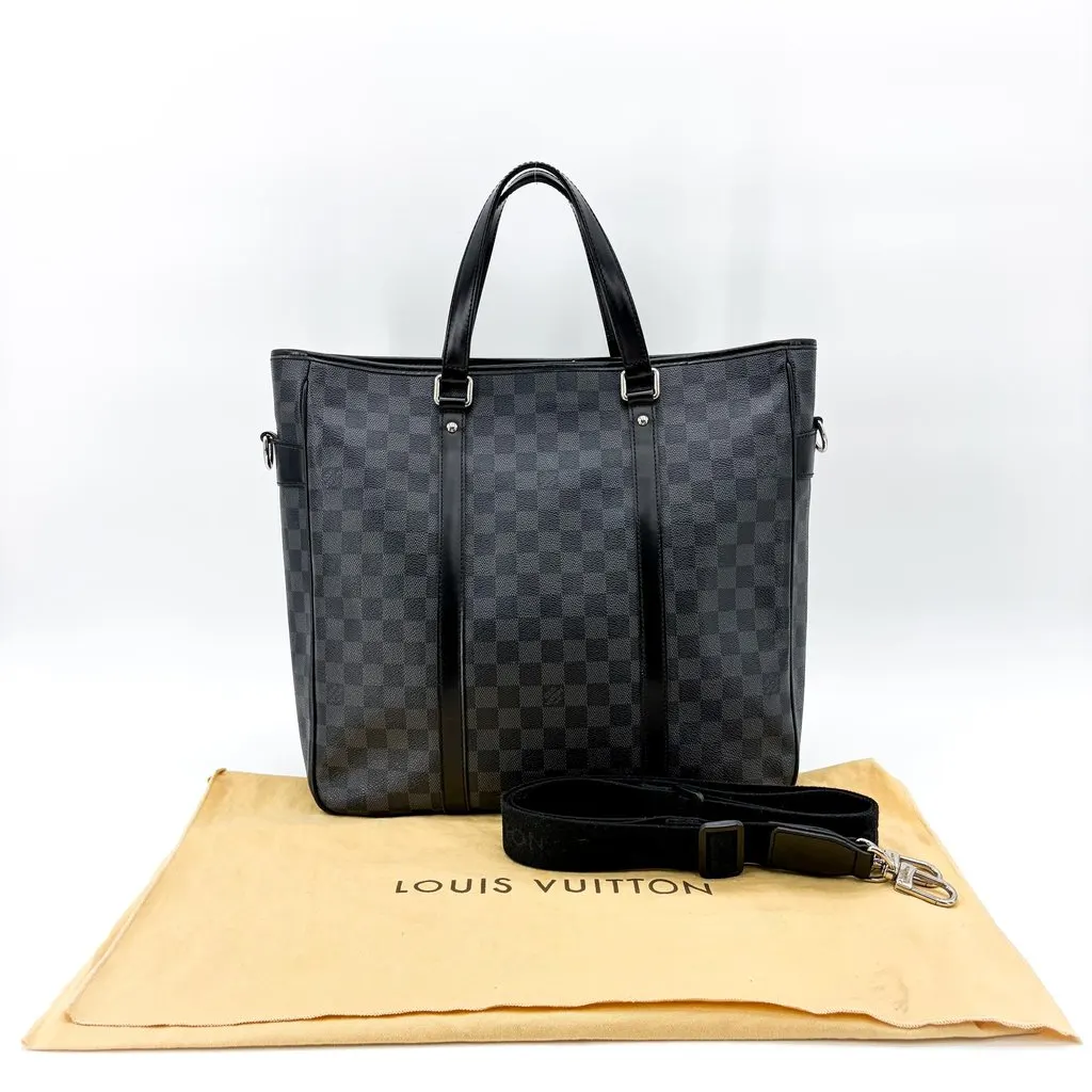 Louis Vuitton Damier Graphite Tadao PM MultiColor Canvas Good - Back View