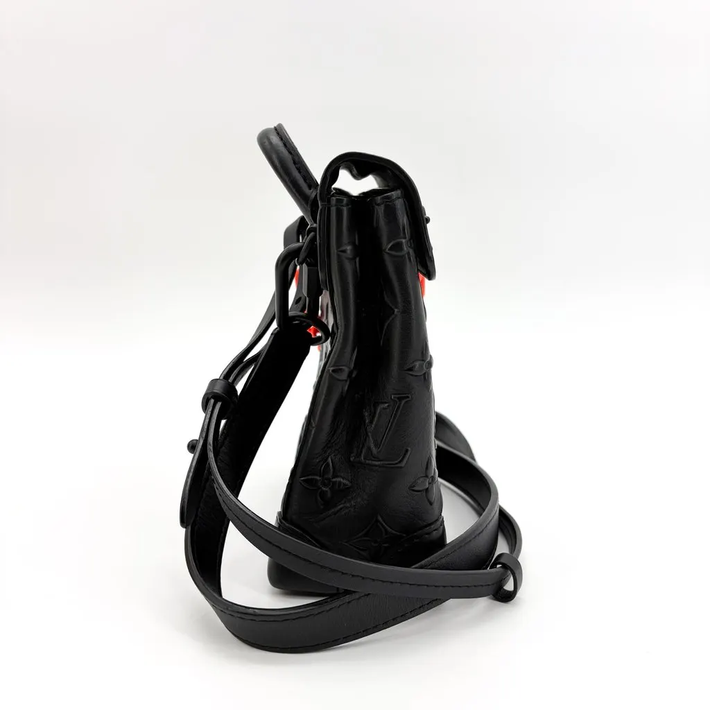 Louis Vuitton Monogram Torrillon Steamer XS Black Black Leather Very good - Box View