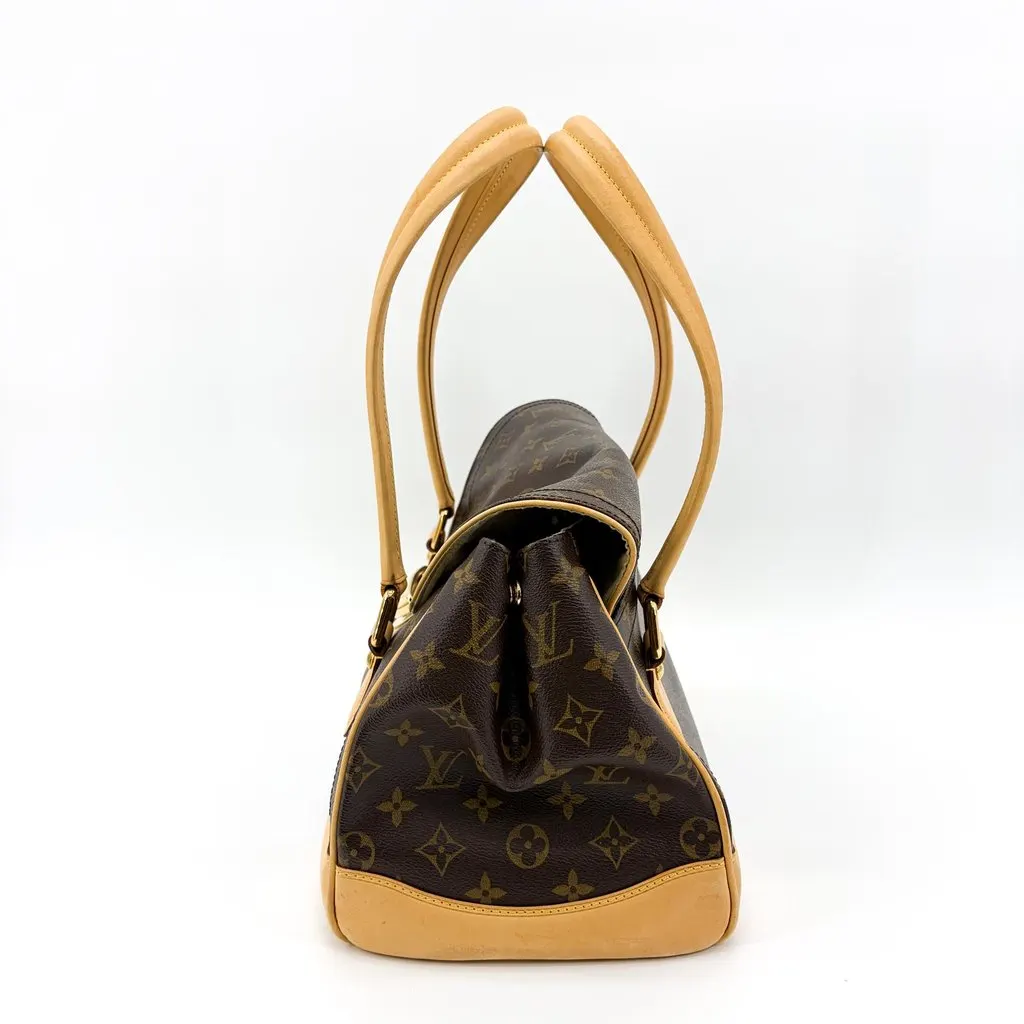 Louis Vuitton Monogram Beverly MM Brown Beige Canvas Very good - Box View