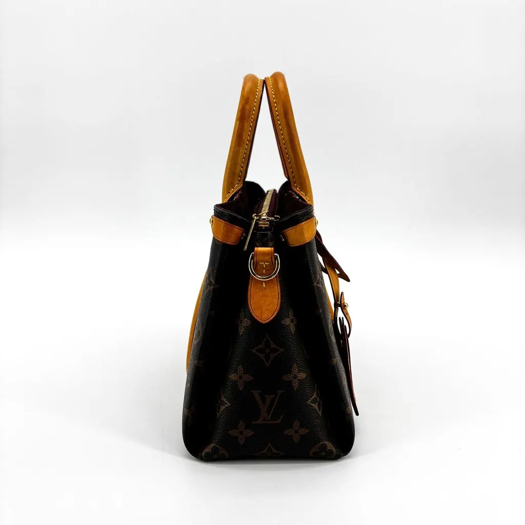 Louis Vuitton Monogram Montaigne MM Brown Canvas Good - Inside View