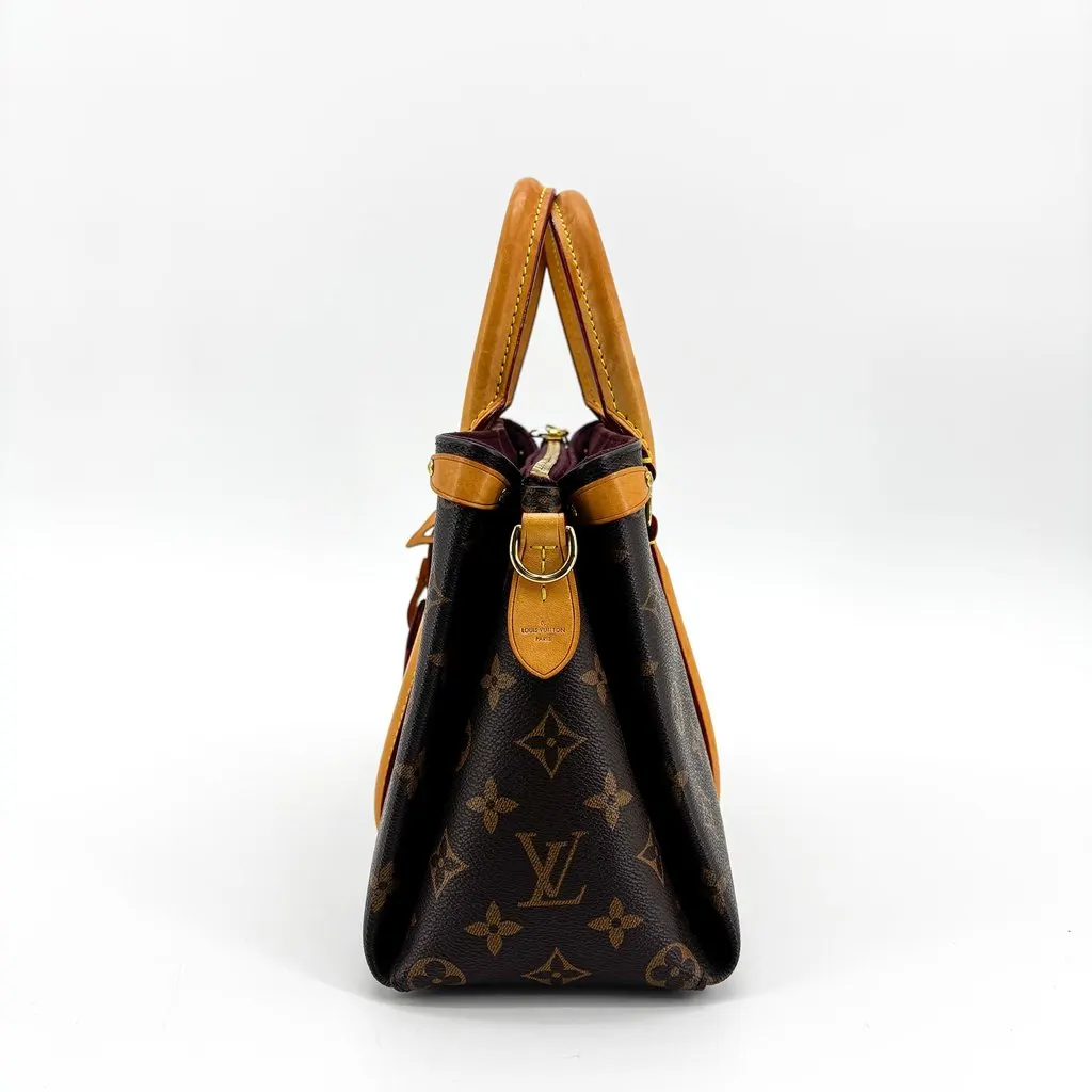 Louis Vuitton Monogram Montaigne MM Brown Canvas Good - Model View