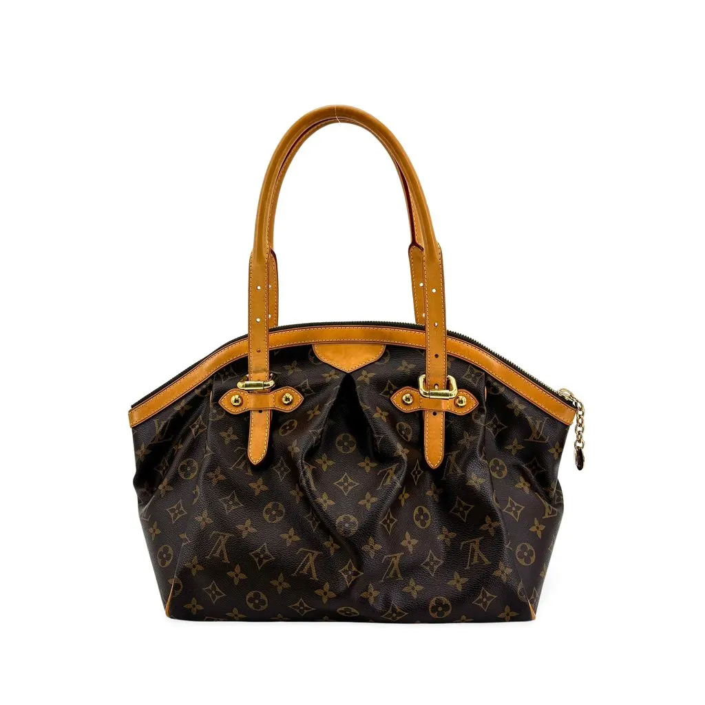 Louis Vuitton Monogram Palermo PM Beige Canvas Good - Front View