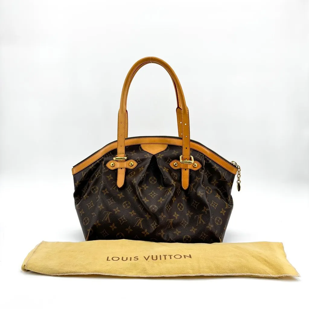 Louis Vuitton Monogram Palermo PM Beige Canvas Good - Back View