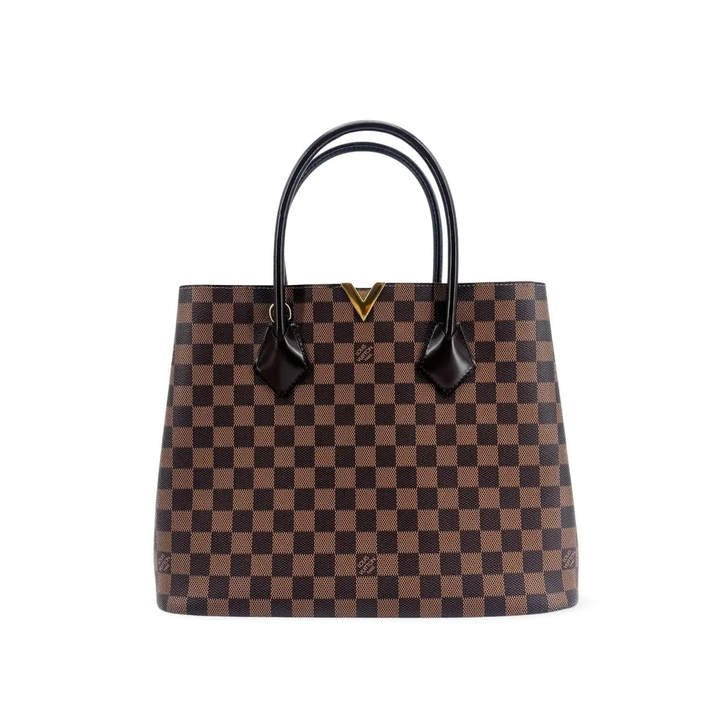 Louis Vuitton Damier Ebene Belmont NV MM Brown Canvas Very good - Front View