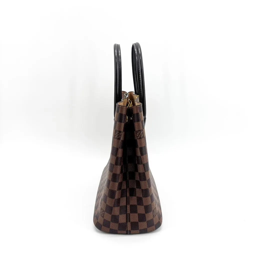 Louis Vuitton Damier Ebene Belmont NV MM Brown Canvas Very good - Box View