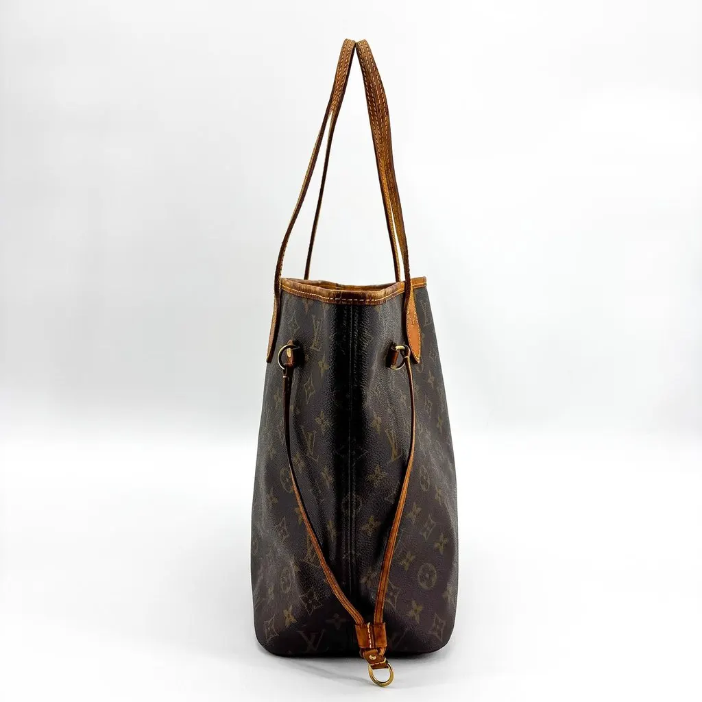 Louis Vuitton Neverfull MM Monogram Brown Brown Canvas Good - Inside View